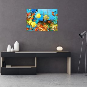 Obraz - Kolorowa rafa koralowa (70x50 cm)