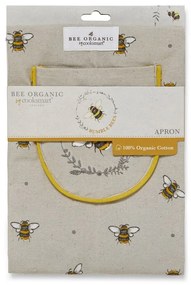 Beżowo-żółty bawełniany fartuch Cooksmart ® Bumble Bees