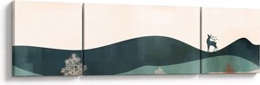 Obraz - Ilustrowany krajobraz (170x50 cm)