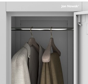 Szafka socjalna ubraniowa BHP szara: IGOR 1 Plus