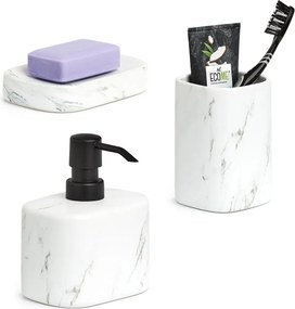 Ceramiczny kubek na szczoteczki MARBLE