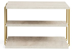 Stolik kawowy Lifon Gold Travertine