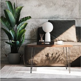 Stolik kawowy VIDA 68 x 68 cm do salonu, pokoju Dąb Czekoladowy