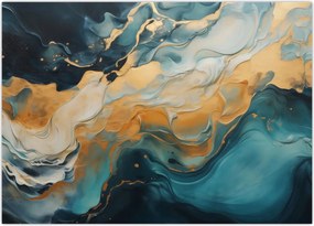 Obraz na szkle - Abstrakcja (70x50 cm)