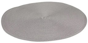 Altom Podkładka pod talerz Straw szary, śr. 38 cm, zestaw 4 szt.