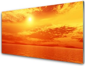 Panel Szklany Słoneczny Blask nad Morzem
