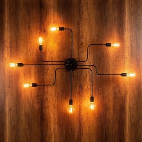 Czarny kinkiet Truva – Opviq lights