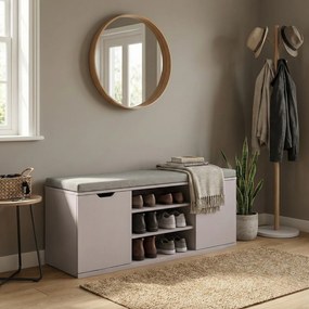 Szafka na buty z siedziskiem PORTA, 103 x 30 x 46 cm
