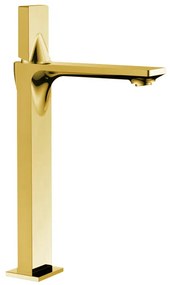 Mexen Crux bateria umywalkowa wysoka, złota - 744410-50