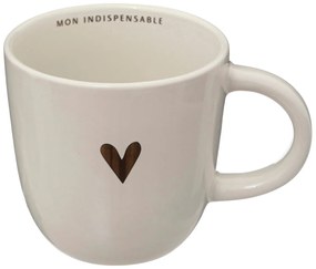 Zestaw do kawy: 4 porcelanowe kubki i spodki, na stojaku FLORAL, 170 ml