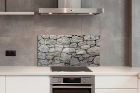 Szkło Ozdobne do Kuchni Tradycyjny Mur Kamienny