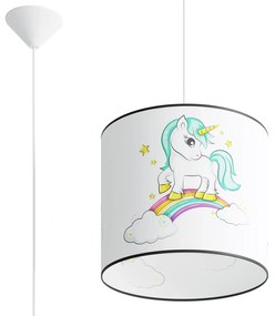 Lampa wisząca JEDNOROŻEC 30 biała SOLLUX  LIGHTING