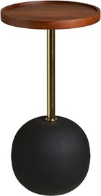 Okrągły stolik z blatem z drewna mango ø 30 cm Sirone – House Nordic