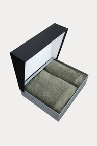 Podarunkowy zestaw ręczników LEAF, 2 szt Biały