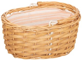Koszyki piknikowe z wikliny Summer, zestaw 3 sztuk