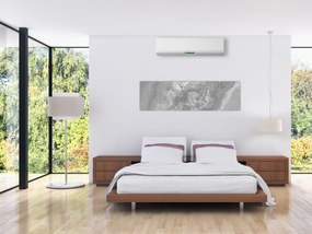 Obraz - Marmur w czerni i bieli (170x50 cm)