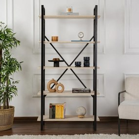Regał Elysian Travertine and Black