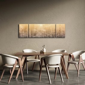 Obraz mroźnego lasu (170x50 cm)