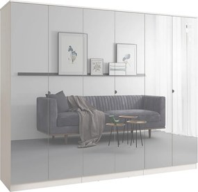 Szafa uchylna z lustrem Monza 6D 240 Kaszmir