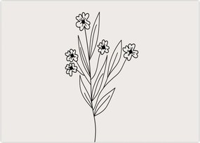 Obraz na szkle - Meadow Flower N⁰1 (70x50 cm)