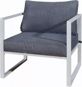 Fotel ogrodowy Marinel – luksusowy fotel wypoczynkowy z aluminium z poduszkami outdoorowym