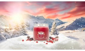 Yankee Candle świeca zapachowa Signature w szklanym słoiku średnia Santa On Skis, 368 g, S