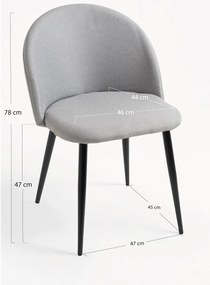 Krzeso Black Vint Tkanina