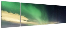 Obraz zorzy polarnej (170x50 cm)