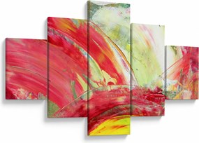 Obraz abstrakcji - malarstwo (125x70 cm)