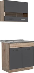 Jednostka kuchenna 80x81x51,5 cm szara