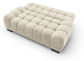 Beżowa 3-osobowa sofa rozkładana z aksamitnym obiciem Windsor &amp; Co Sofas Cirrus