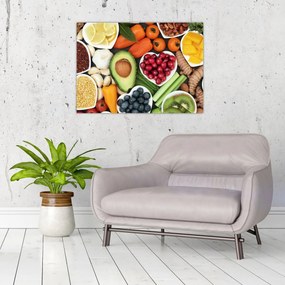 Obraz - Zdrowa żywność (70x50 cm)