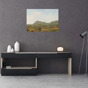 Obraz na szkle - Simon Denis,  View Near Naples, reprodukcje (70x50 cm)