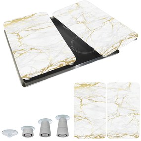 Płyty ochronne na kuchenkę MARBLE, 2 sztuki, WENKO