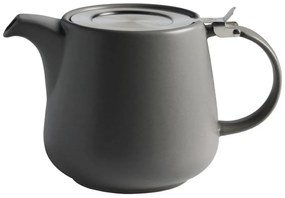 Ciemnoszary porcelanowy dzbanek do herbaty z sitkiem Maxwell & Williams Tint, 1,2 l