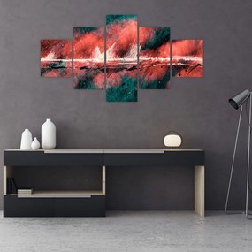 Obraz - Wybuch nafty (125x70 cm)