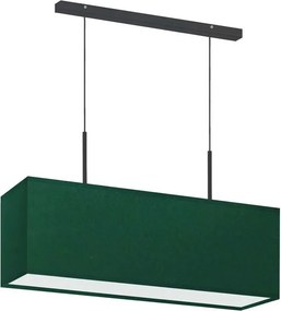 Skandynawska lampa wisząca na czarnym stelażu - A9-E54