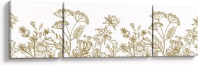 Obraz - Kwiaty polne (170x50 cm)