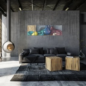Obraz - Malowana martwa natura (170x50 cm)