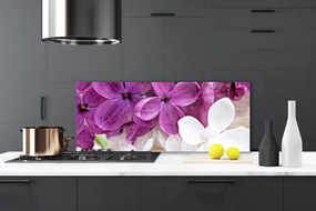 Szkło Dekoracyjne do Kuchni Świeżość Polnych Kwiatów