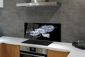 Szklany Panel Detal Głowy Smoka Japońskiego