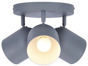 Jasnoniebieska lampa sufitowa z metalowym kloszem 32x32 cm Azuro – Candellux Lighting