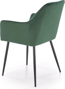 Krzesło do jadalni z wysokimi podłokietnikami K558 Halmar