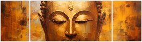 Obraz - Budda, obraz olejny (170x50 cm)