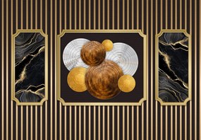 Fototapeta - Kolaż materiałów 2 (196x136 cm)