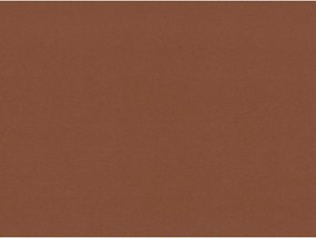 Ceglaste tapicerowane łóżko dwuosobowe ze stelażem 140x200 cm Aveline – Micadoni