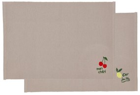Bawełniane maty stołowe zestaw 2 szt. 33x48 cm Bistro – Södahl