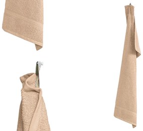 Ręcznik CLARYSSE ELEGANCE 70x140 cm piaskowy, 100% bawełna