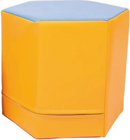 Siedzisko piankowe sześciokątne do szkół i przedszkoli Hexi, wysokość 35 cm
