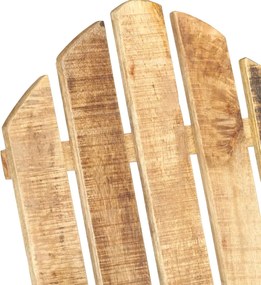Drewniane bujane krzesło ogrodowe F4-G13